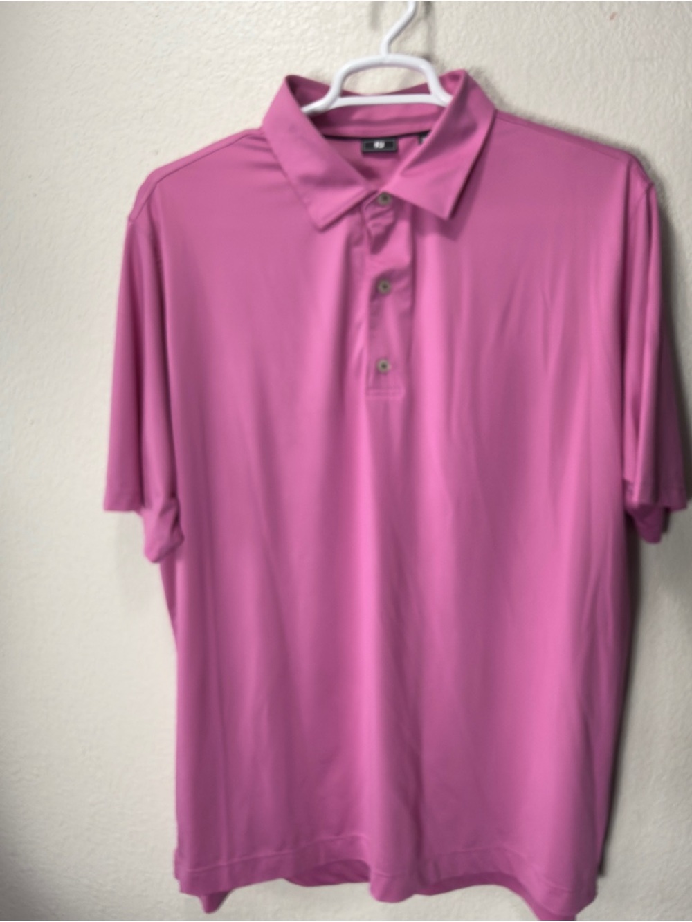FJ Men's Pink Polo Shirt XXL 2XL Long Tall
